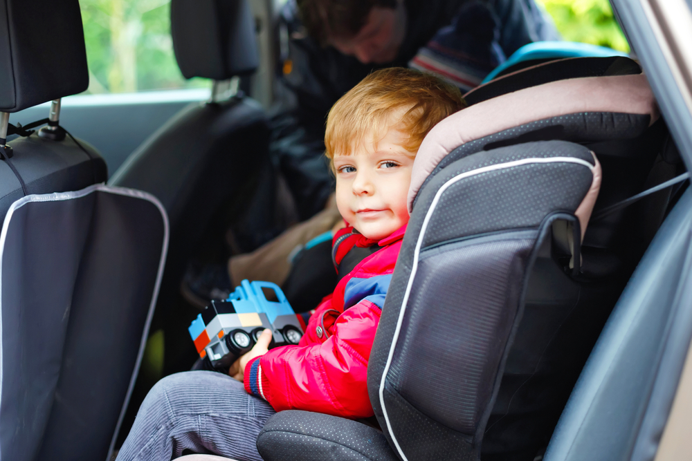 Réhausseur avec dossier bébé pour voiture - Équipement auto